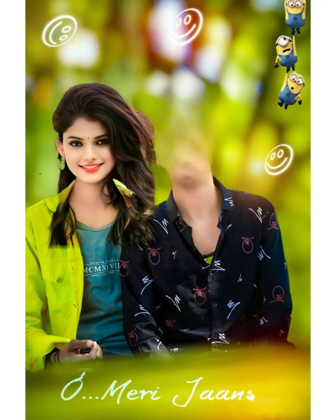 Without face with Girl PicsArt Editing Background HD