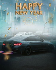 2023 New Year Photo Editing HD Background Download