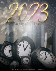 2023 New Year Photo Editing HD Watch Background