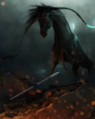 Black Horse Trending Photo Editing Background Download Free