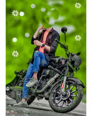 Bullet RaJa CB Background PicsArt Bike Face Cut Editing