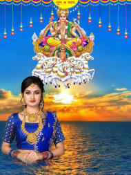 Chhath Puja Photo CB Editing Download Background Free With Girls