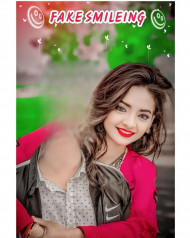Fake Smile PicsArt Editing Girl Background HD