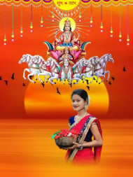 Girls Chhath Puja CB Editing Background Full Stock Download