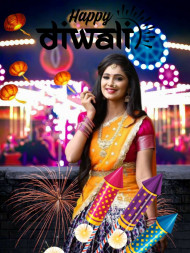 Happy Diwali CB Background HD for Photoshop Editing With Girls
