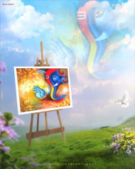 Happy Ganesh Chaturthi Editing CB Background Full HD