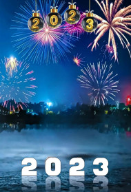 Happy New Year 2023 Background For Photo CB Editing