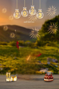 Happy New Year 2023 CB Editing Hd Backgrounds
