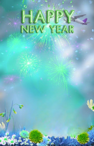 Happy New Year 2023 CB HD Background For Editing