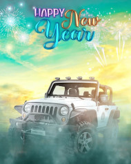 Happy New Year 2023 Firework Editing Background