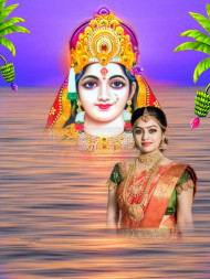 Latest Girls Chhath Puja PicsArt Editing Background Full HD