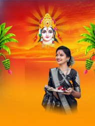 Latest Girls Chhathi Maiya Special CB Editing Background