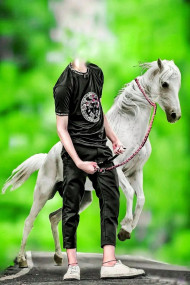 PicsArt CB Horse Photo Editing Without Head Background