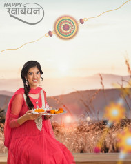 Raksha Bandhan CB PicsArt Editing Background With Sister