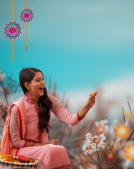Raksha Bandhan PicsArt Editing Background With Sister