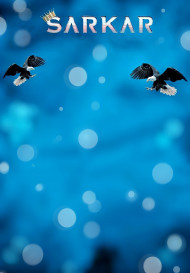 Sarkar CB PicsArt Editing Blue New Background