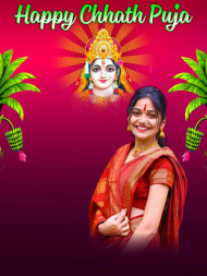 Top Girls Happy Chhathi Maiya PicsArt Background Full HD